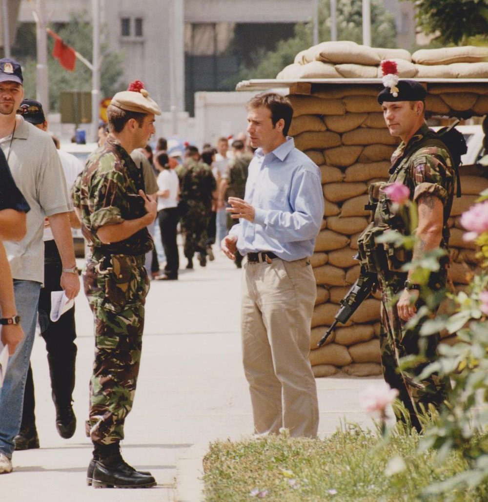 Jason Beresford Reporting from Kosovo